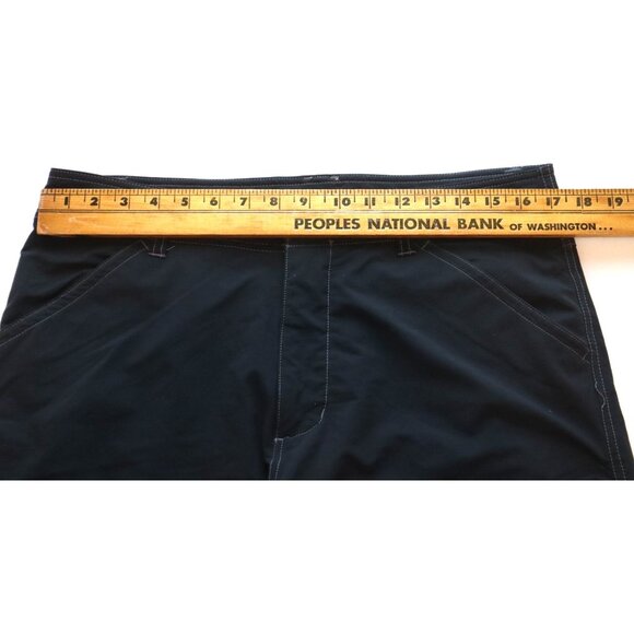 KUHL Hiking Shorts Black Outdoor Technical Size 34 Trail Gorpcore Aesthetic - Picture 9 of 9